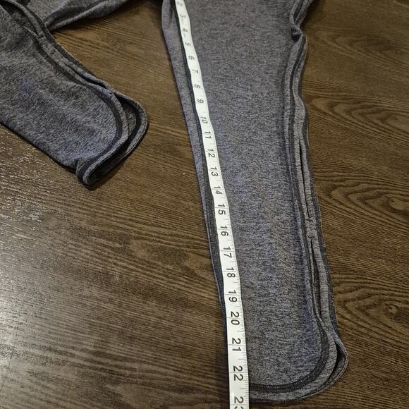 Free People Movement Infinity Leggings Women Large Gray Black Crop Yoga Active - Picture 8 of 10